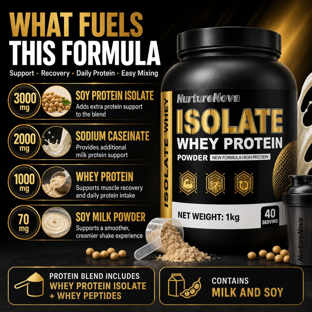NurtureNova Proteine Isolate d - Fitness Nutrition Whey Protein recensione e prezzo