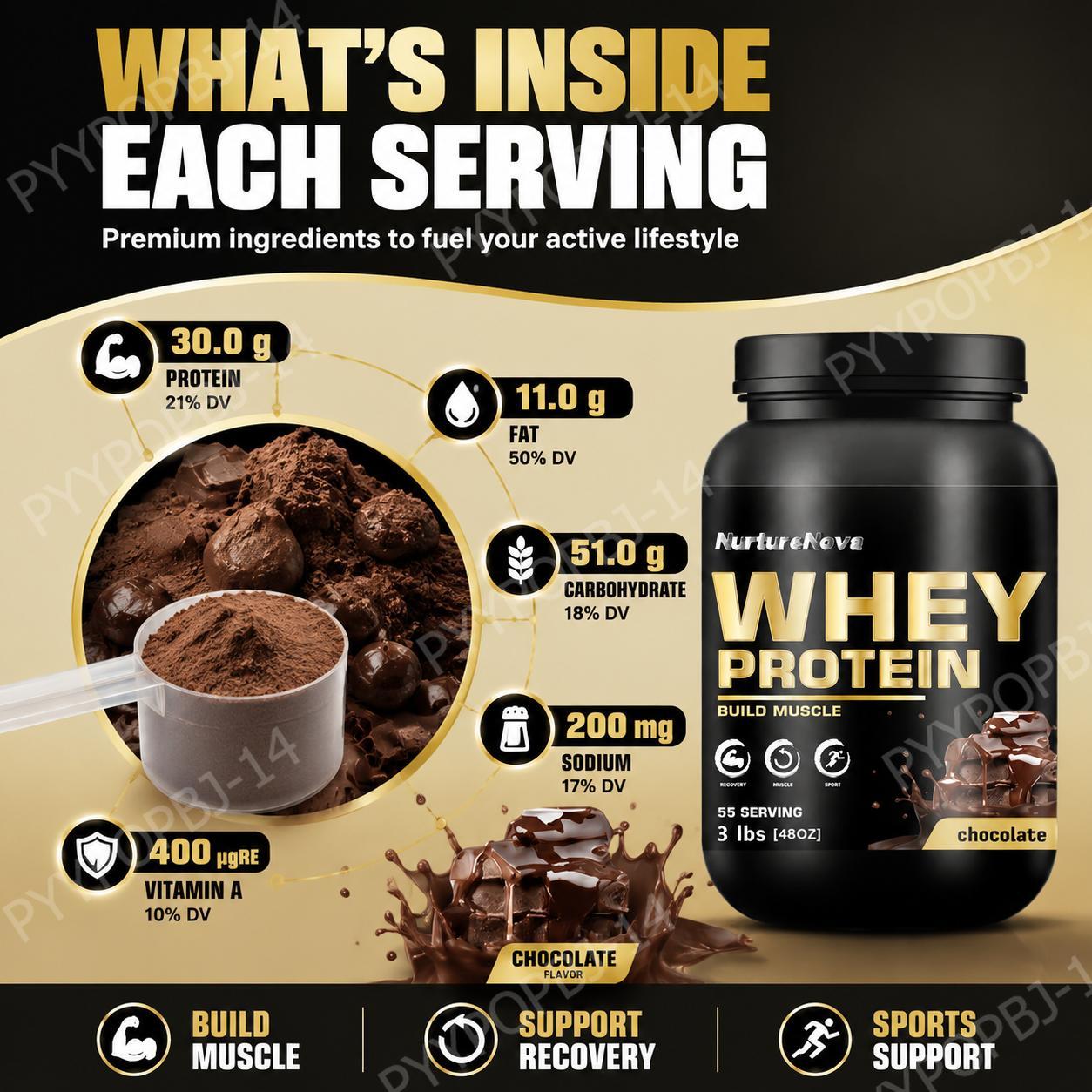 NurtureNova Proteine del Siero - Fitness Nutrition Whey Protein recensione e prezzo